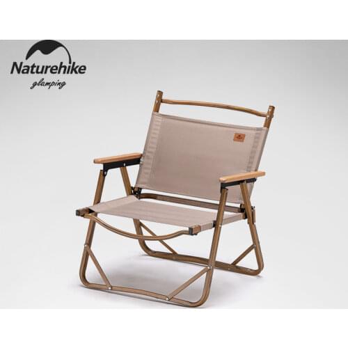 Naturehike Backrest Camping 2 Persons Chair Outdoor Portable Backrest Fishing Chairs Breathable Folding Chair Picnic Comfortable