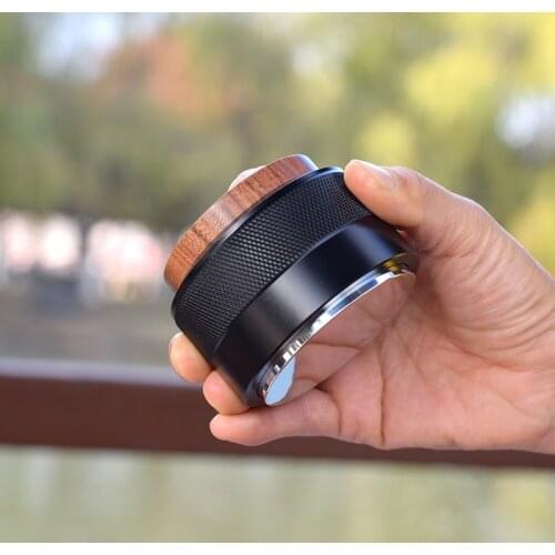 Coffee tamper with palm Elastic force stainless steel Anti-bias design 58.1mm