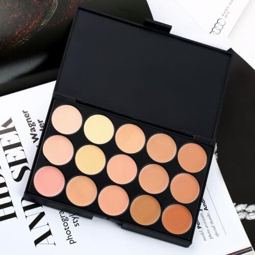 High Quality New 15 color Eyeshadow Camouflage Concealer Palette Hot Selling