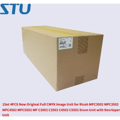 1Set 4PCS New Original Full CMYK Image Unit for Ricoh MPC3002 MPC3502 MPC4502 MPC5502 MP C3002 C3502 C4502 C5502 Drum Unit
