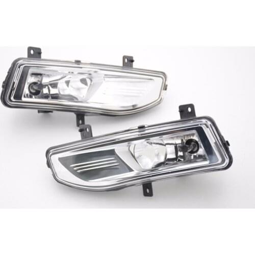 1Pair Clear Lens Fog Lights With Bulbs For Nissan Rouge 2017-2019