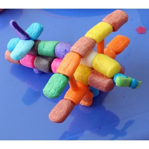 200pcs Starch Miou Baby Kids Building Blocks Magic Corn Plasticine Children Child Toy kernels Xmas Gift