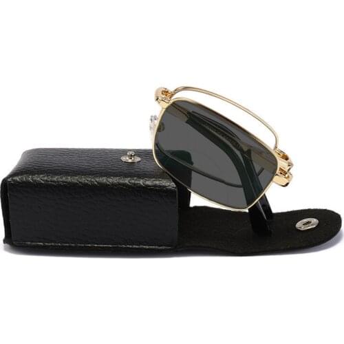 2021 Photochromic Anti Blue Light Folding Reading Glasses Men Progressive Multifocal Outdoor Presbyopia Glasses Full frame 1.5