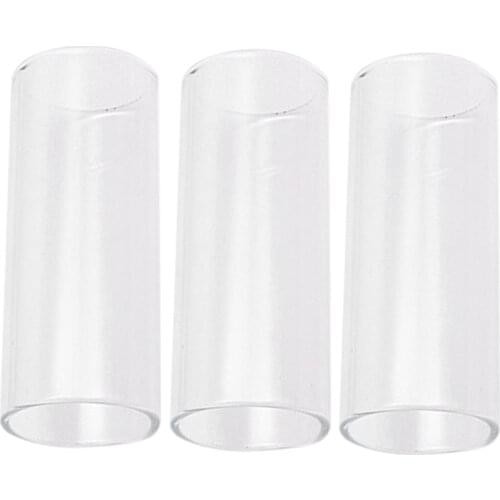3PCS Pretty Guitar Slides Medium Bottleneck Glass Guitar Slides