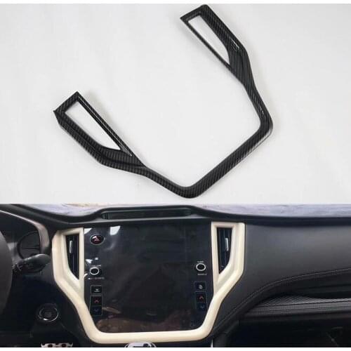 New Car Styling For Subaru Outback 2021 Dashboard Central GPS Navigation Panel Frame Trim Auto Accessory