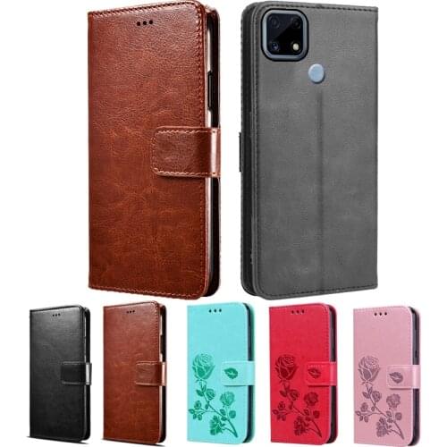 Flip Case For Realme C25 чехол Magnet Leather Cover Funda Shell For Realme C25 Coque Wallet Book Cover Capa