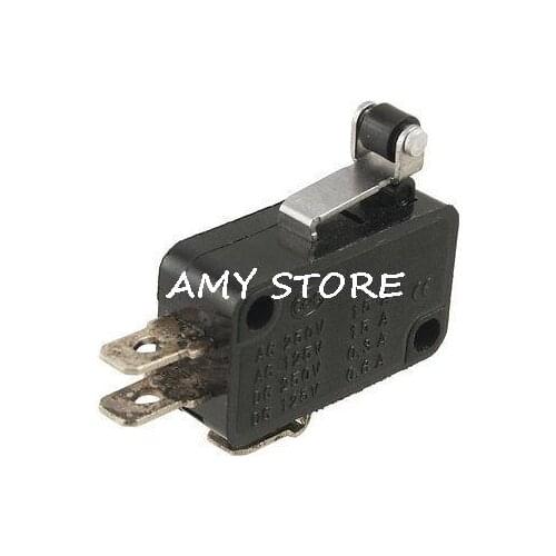 Black 1NO 1NC Contacts 3 Terminals Micro Mini Switch