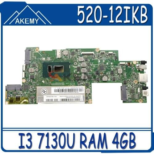 Akemy For Lenovo Miix 520-12IKB MIIX 520 Notebook Motherboard CPU I3 7130U RAM 4GB Tested 100% Work