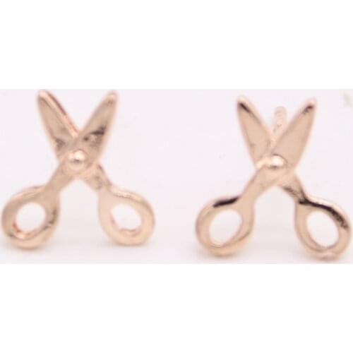 Fashion Classic Scissors Shape Ear Studs Tool Ear Studs