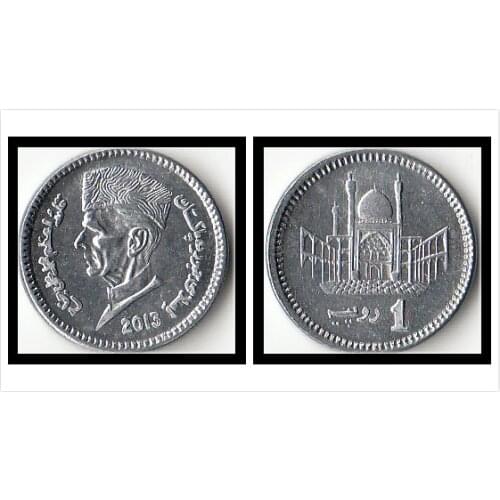 Pakistan 1 rupee Coins Asia New Original Coin Unc Collectible Edition Real Rare Commemorative Random Year