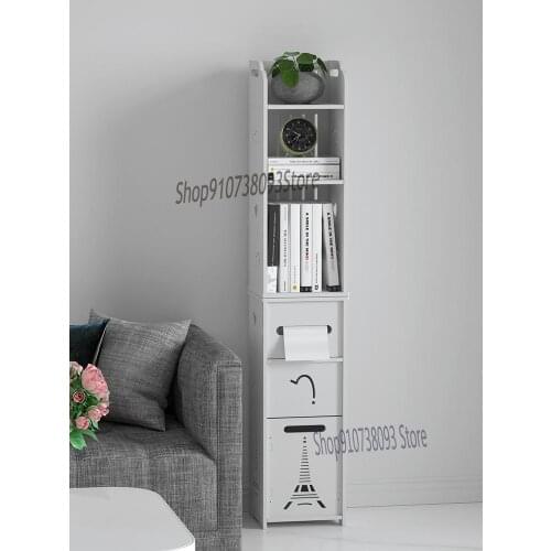 Bathroom Shelf Floor Type Toilet Storage Cabinet Toilet Side Cabinet Storage Toilet Corner Crevice Cabinet