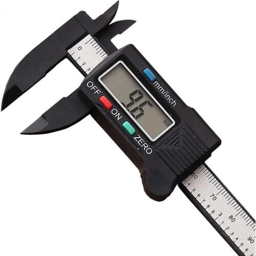 New Arrival 100mm/150mm 6inch LCD Digital Electronic Carbon Fiber Vernier Caliper Gauge Micrometer Measuring Tool