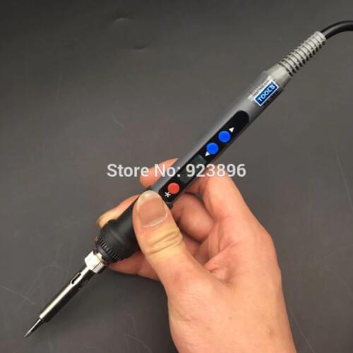 LCD intelligent display soldering iron, constant temperature soldering station, manual thermostat electric iron