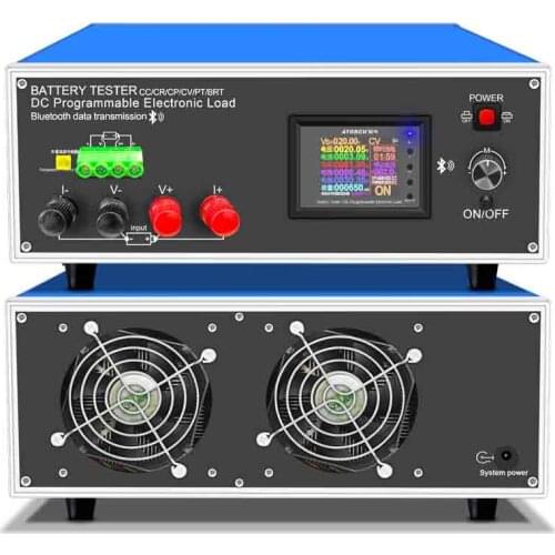 150W 25A/300W 30A 200V programmable DC electronic load meter usb tester voltmeter battery capacity internal resistance detection