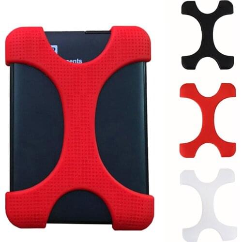 4 Colors 2.5" Shockproof Hard Drive Disk HDD Silicone Case Cover Protector for Seagate Backup Plus External Hard Drive