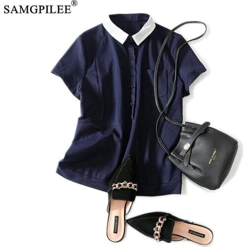 Samgpilee Women's Plain T-shirts