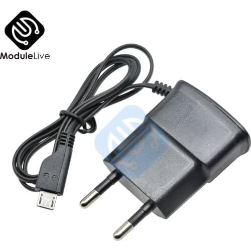 EU Plug 5V Fast Charging Micro USB Charger Adapter For Samsung HTC LG Sony Cell Phones 60cm Cable