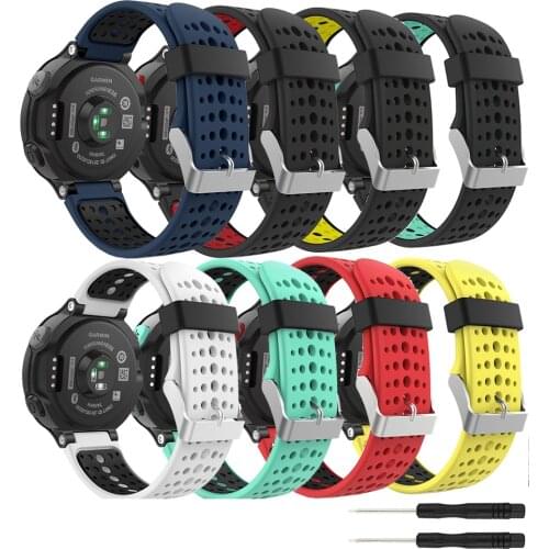 Silicone Replacement Watch Band for Garmin Forerunner 230/235/ 220/620/630/735 watch Accessories Outdoor Sport wristband strap
