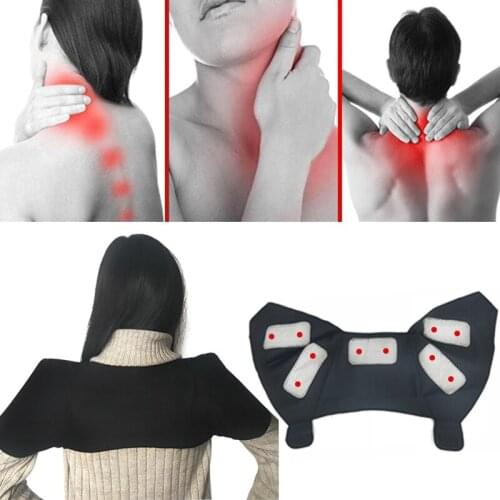 Tourmaline Self-heating Unisex Heat Therapy Pad Shoulder Protector Support Body Muscle Pain Relief Health Care Heating Belt