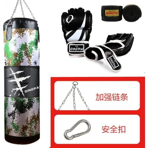 High Quality MMA Sandbags Boxing MMA Series / Boxing sand bags / (Empty Boxing Bag)100cm /Boxing Gloves Punching Bags Hand Wraps