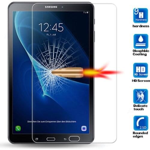 Actutech Screen Protector Tempered Glass for Samsung Galaxy Tab A 10.1 T580 T585 10.1 Inch Tablet PC LCD Screen Protector Film
