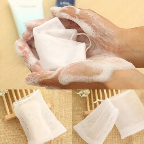1pcs vanzlife Facial Cleanser Bubble Foam Cleansing face Handmade Soap Bags bubble making Mesh