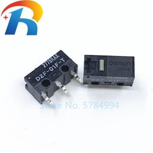10PCS OMRON Mouse Microswitch D2F-01F-T Japan suitable for SteelSeries Kinzu Kana Sensei raw XAI MLG Sensei310 D2FC-F-7N 10M 20M