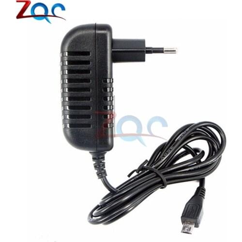 100 -240V 110V 220V AC to DC 5V Micro USB Power Supply Charger Adapter 5V 3A EU Plug for Switch LED Strip Lamp Smartphone