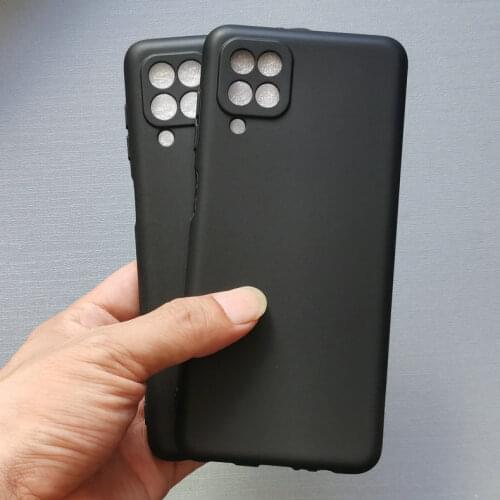 TPU Case For Samsung Galaxy A12 M32 M62 F62 Black White Matte Shockproof Anti Sratch Soft Protective Cover For Galaxy A42 5G