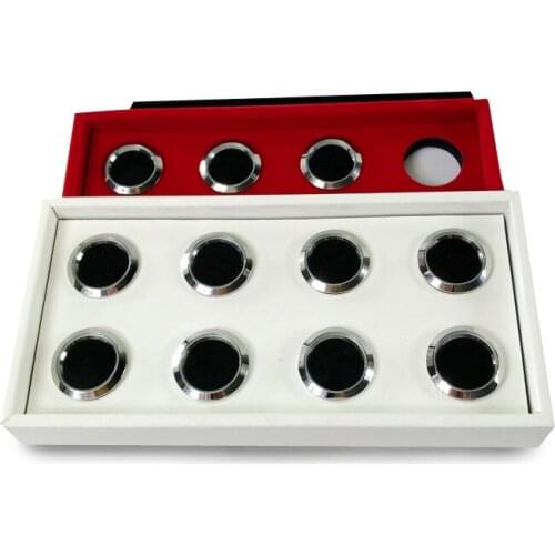 Bare Stone Display Tray Detachable 8 Groove Diamond Ring Storage Box Color Treasure Display Tray