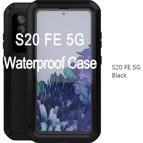 For Samsung S20 FE 5G 2020 Shockproof Armor Metal Phone Case 360 Full Sealed Heavy Duty Shockproof Snowproof Cover Funda Housing