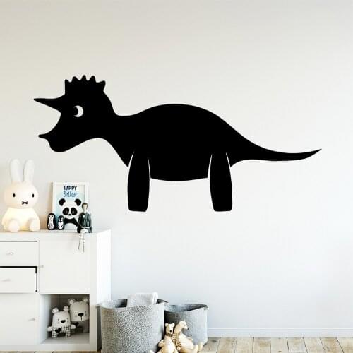 Cartoon Dinosaur Decal Removable Vinyl Mural Poster For Kitchen Restaurant Wall Decal Home Decor