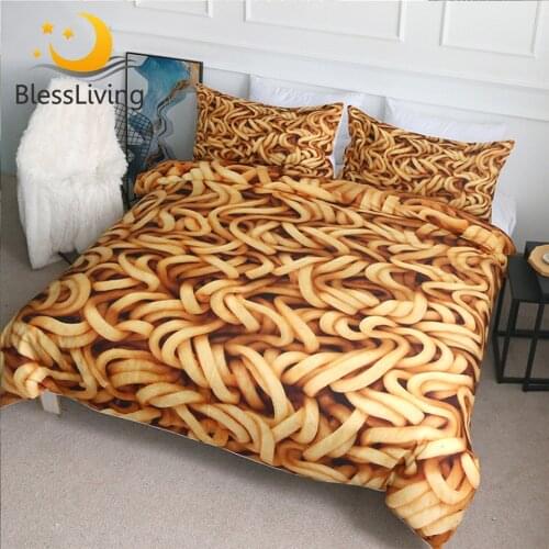 BlessLiving Funny Food Bedding Set Cheese with Holes Duvet Cover 3D Print Comforter Cover Simple Bed Set King parrure de lit