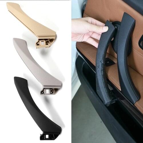 Car Inner Handle Interior Door Panel Pull Trim Cover Gray Beige Black left Right For BMW 3 series E90 E91 E93