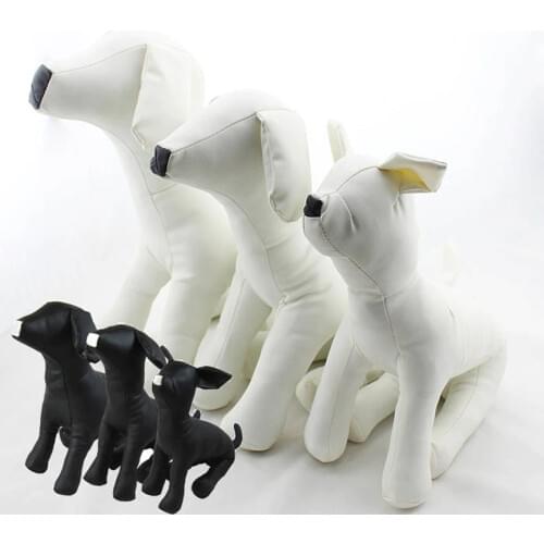 Cute New Pet Torsos Models PVC Leather Models Dog Mannequins Pet Clothing Stand S/M/L DMLS-001D