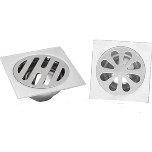 304 Stainless Steel Bathroom Shower Drain Siphon Drain Mesh Sink Strainer Garage Floor Shower Hair Strainer 7.5CM