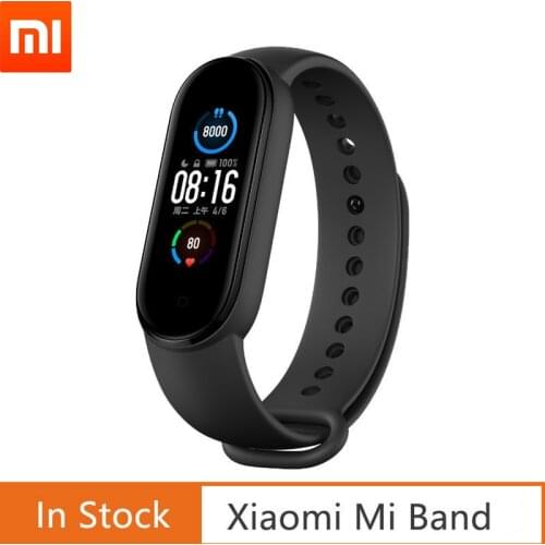 Xiaomi Mi Band 5 Global version Band4 Band3 Smart Bracelet Colorful Screen Heart Rate Fitness Bluetooth Waterproof Sleep Monitor