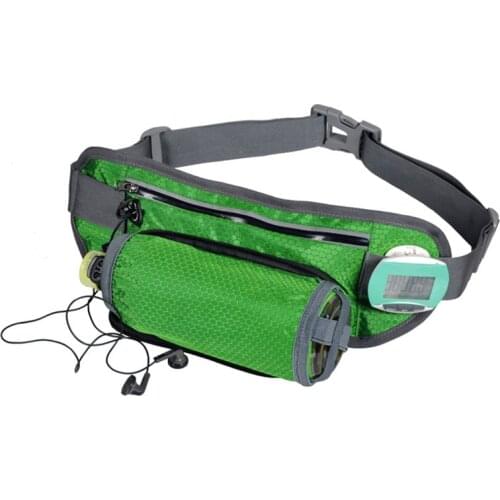 Unisex Sport Outdoor Trail Running Waist Bag With Bottle Pocket For Sports Trekking Cycling Run Waist Bag