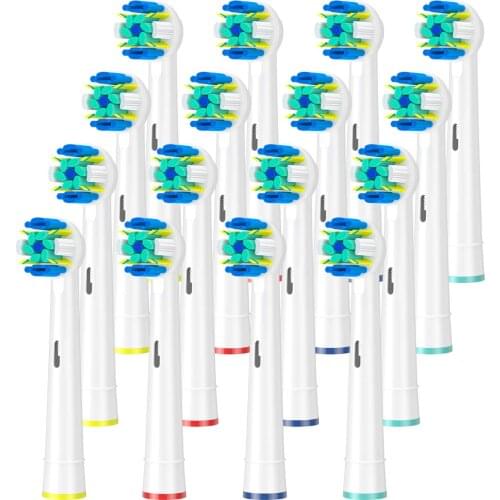Floss Action Replacement Brush Heads Compatible with Braun Oral b D12 D16 P5000 P7500 D100 PRO4000 P9000 electric toothbrush