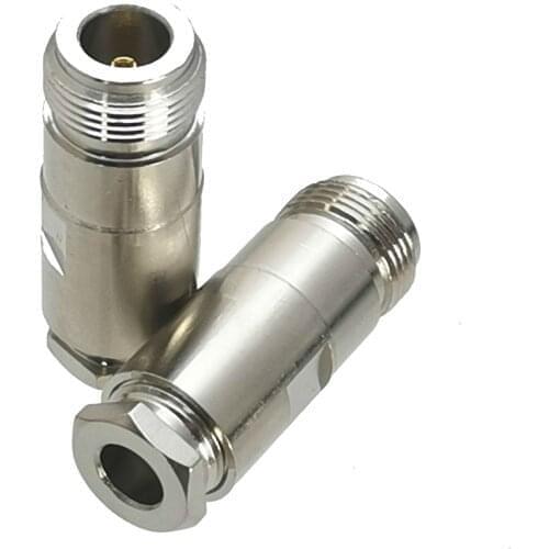 10Pcs Connector N Female Jack Clamp RG5 RG6 LMR300 Cable RF Adapter Coaxial High Quanlity