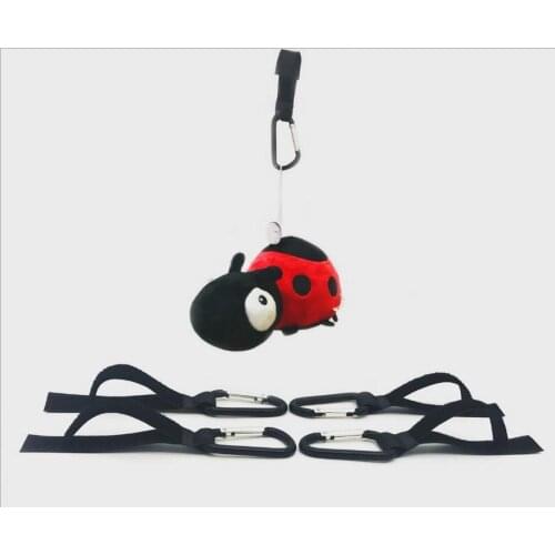 1000pcs Stroller Hooks Wheelchair Stroller Carriage Bag Hanger Hook Baby Strollers Shopping Bag Clip Stroller