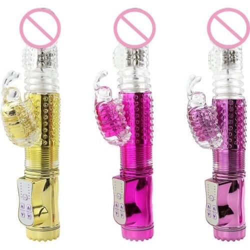 12 Speeds Rabbit Vibrator Vibration Rotation Dildo Aginal Orgasm Sexy Toys Female Masturbator G-Spot Vibrator Sex Toy For Woman