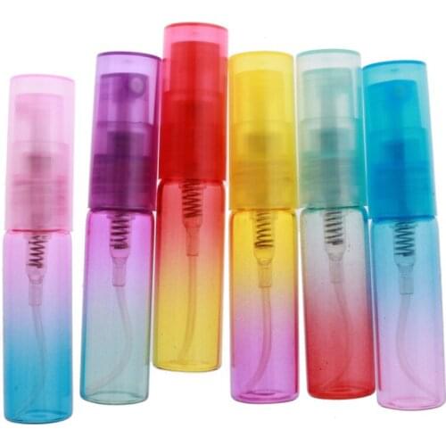 3ml 5ml Mini Refillable Perfume Bottle Glass Sample Bottle Travel Empty Spray Atomizer Bottles Cosmetic Packing Container