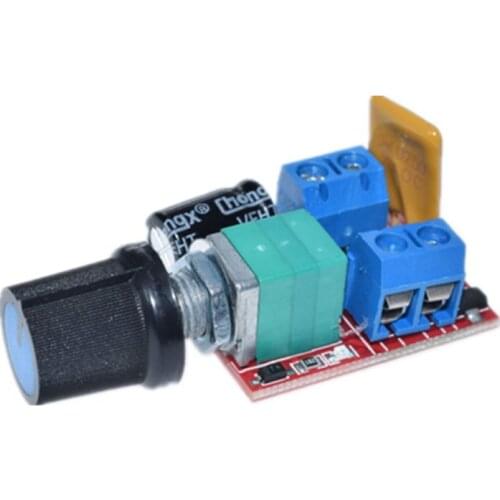5A 90W Mini PWM DC Motor Speed Controller Module 3V-35V Speed Control Switch for LED Dimmer Device