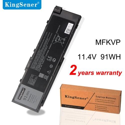 Kingsener MFKVP Laptop Battery For Dell Precision 7510 7520 7710 7720 M7710 M7510 T05W1 1G9VM GR5D3 0FNY7 M28DH 11.4V 91Wh