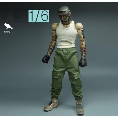 Best Sell Scale 1/12th CROWTOYS Fashion Brown Pants Trousers For Usual 6inch Doll Action Collectable