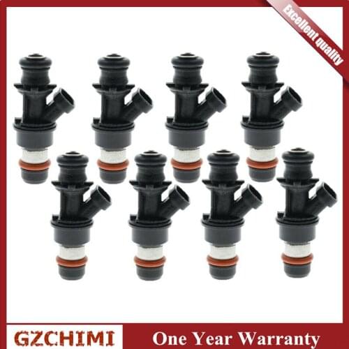 8 Pcs 25317628 17113698 Fuel Injector For Chevrolet Cadillac GMC Hummer Isuzu High Impedance Fuel Injector