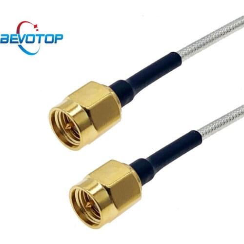 SMA Male To SMA Male RF Coaxial Cable Semi-Rigid RG405 Cable High Frequency Test Cable 086 50ohm