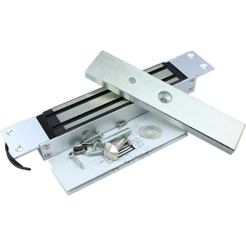 180kgs 350lbs Concealed Shear Magnetic Lock for door access control system embedded Invisible for Wooden Glass Metal Fire Proof