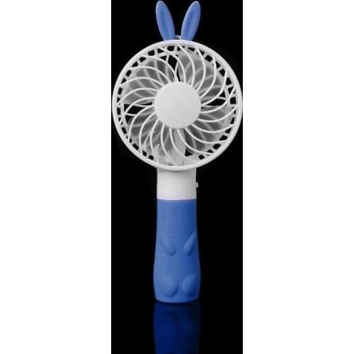CPDD Portable Hand Fan Battery Operated USB Power Handheld Mini Fan Cooler with Strap
